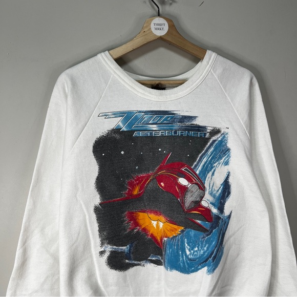 Vintage 1985 ZZ Top Afterburner Sweatshirt - Picture 2 of 6